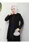 Plus size mother dress with stone sleeves - 3