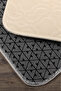 Delura Mink Large Size Non-Slip Sole Modern Machine Washable Soft Double Bathroom Mat Set - 5