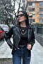 Women's Seamless Leather Jacket