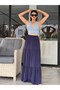 Solid Color Viscose Floor Skirt