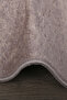 مجموعة سجادة حمام Lunessa Brown Nordic Pattern حديثة ناعمة وقابلة للغسل في الغسالة مكونة من قطعتين - 3