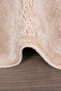 Lunasoft Brown Pompom Fringed Modern Non-Slip Soft Machine Washable Bath Mat Set of 2 - 3