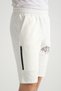 Premium Men's Shorts Ecru Print Detailed Zipper Pocket Detailed Regular Fit - 7