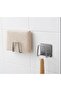 Dish Sponge Holder - Chrome Adhesive Sink Organizer - 4