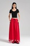 Women's Stripe Detailed Elastic Waist Design Skirt - 2