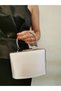 Women's Satin Silver Evening Dress Shiny Chain Wedding Night Party Bag - 2