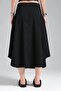Women's Design Bell Skirt with Pockets and Zipper Detail - 5