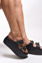 Brenphira Women's Slippers 001220   Black - 7