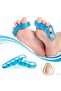 5 Finger Teddy Bear - Silicone Apparatus, Manicure Pedicure, Deluxe Pampered Toes - 4