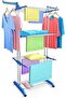 3 Layers Clothes Drying Rack Folding Clothes Rail Of Clothes Hanger - 2