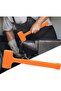 PVC Rubber Hammer Soft Face Dead Blow Rubber Mallet Installing Tool 0.5LB / 1LB (0.5LB) - 5