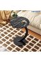 C-Shaped End Table, Sofa Side Table, Bedside End Table, Portable and Easy to Assemble Nightst - 4