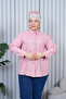 Women's Hijab Loose Cut Shirt - Dried Rose - 3