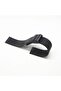 20mm Black Color Mesh Fine Mesh Steel Plated Metal Watch Band