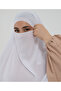 3 Layer Souffle White Khimar Hijab Islamic Hijab Souffle - 4