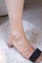 Colorful Premium Gold Women's Steel Anklet with Hangers - 2