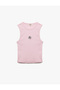 Slim Fit Cotton Cat Embroidery Detailed Crew Neck Undershirt - 3