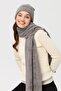 Women's Knitwear Aphrodite Scarf Gray - 4