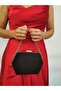 Women's Bigtaş Look Black Evening Dress Clutch Chain Strap Hand Wedding Engagement Night Shoulder Bag - 5
