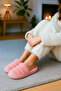 Women's House Slippers Soft Sole Dowry and Bundle Slippers Guest Slippers Winter Slippers - 3