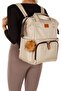 Mother Baby Care Backpack-Shoulder Bag with Pompom, Waterproof, Thermal, with Bottle Compartment, Stroller Strap, Gift - 7