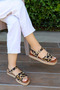 Yk 01 Straw Flat Bottom Sandals - 3