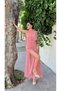 Cape Skirt Chiffon Lined Special Occasion Graduation Wedding Henna Engagement Women's Dress - 2