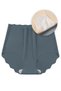 Women's Ice Silk No Trace Seamless Ghost Ultra-Thin Laser Cutting Micro-Transparent High Waist Panties Corset - 5