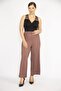 Women's Milk Coffee Large Size High Waist Tracksuit Bottom 65n36499 - 4