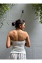 Women's Combed Cotton Strapless Blouse - 4