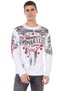 Cl450 Shiny Printed Thin Men's Sweatshirt - 4
