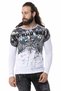 Cl516 Royal Patterned Thin Sweatshirt