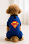 Cat and Dog Outfit & Gown - Cobalt Blue 4 Leg Jumpsuit Superman - 2