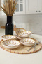 Worn Gold Ring Snack Bowl / Sauce Bowl 13 cm 6 Pieces 22967 - 5