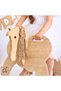 Wooden Rocking Horse-With Leather Seat, Rocking Children's Toy, Baby Toys, Children's Activity - 4