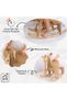 Wooden Rocking Horse-With Leather Seat, Rocking Children's Toy, Baby Toys, Children's Activity - 7