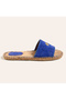 Florya Jute Slippers Blue