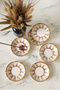 Worn Gold Ring Snack Bowl / Sauce Bowl 13 cm 6 Pieces 22967 - 2