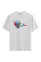 Men/Unisex White 100% Cotton Relaxed Fit Crew Neck Breathe Custom Printed T-Shirt