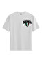 Men/Unisex White 100% Cotton Relaxed Fit Crew Neck Italia Custom Printed T-Shirt