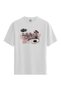 Men'S/Unisex White 100% Cotton Relaxed Fit (Casual Cut) Crew Neck Urban Echo Custom Printed T-Shirt