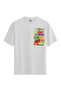 Women/Unisex White 100% Cotton Relaxed Fit Crew Neck Solitude Custom Printed T-Shirt