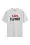 Men/Unisex White 100% Cotton Relaxed Fit (Relaxed Fit) Crew Neck Azco Dwdur Custom Printed T-Shirt