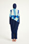 Navy Blue Full Covered Hijab Swimsuit – Hidden Zipper, Drawstring Detail, M2513 - 7