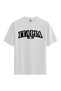 Women/Unisex White 100% Cotton Relaxed Fit (Relaxed Cut) Crew Neck Mirage Custom Printed T-Shirt