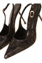 Dalida Patent Leather Lace Detailed Heeled Shoes - 4