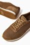 Mesh, Suede Low-Sole Sports Shoes - 4