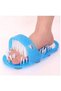 Easy Feet Foot Cleaner Easyfeet Foot Scrubber Brush Massager Clean Bathroom Shower Clean Blue Slippe - 3