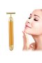 Face Slimming Pop 24k Gold Color Facial Vibration Massage Roller Massager Skin Stretch Ski