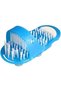 2 PCS Easy Feet Bathroom Clean Exfoliating Scrub Massage Slipper with Brushes - 2